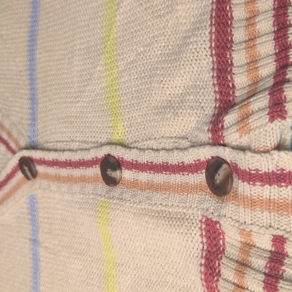 Button Down Striped Cardigan Sweater - Picture 6 of 6